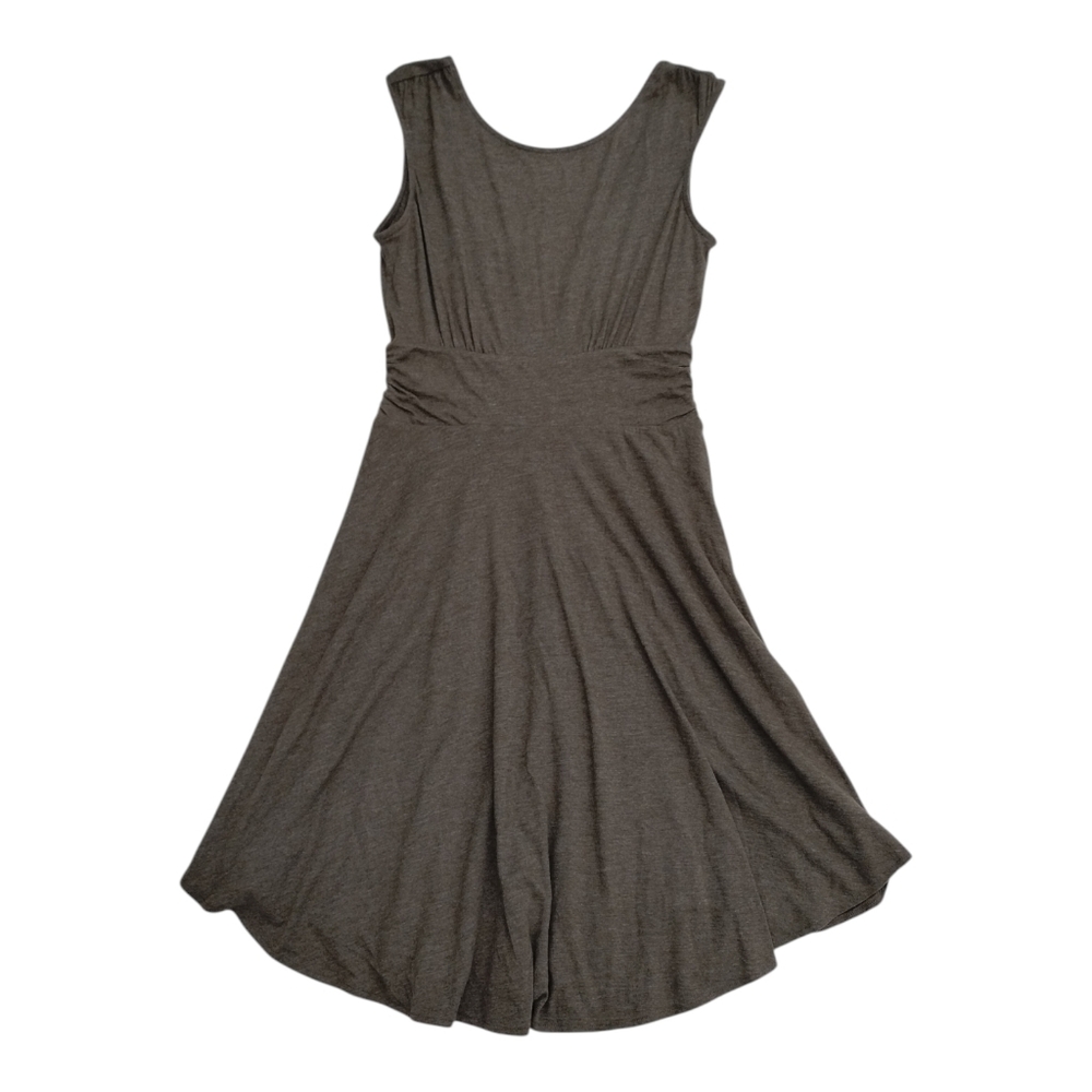 Prana Jola Dress Olive Green Heather Size XS Scoop Back Sleeveless Athletic